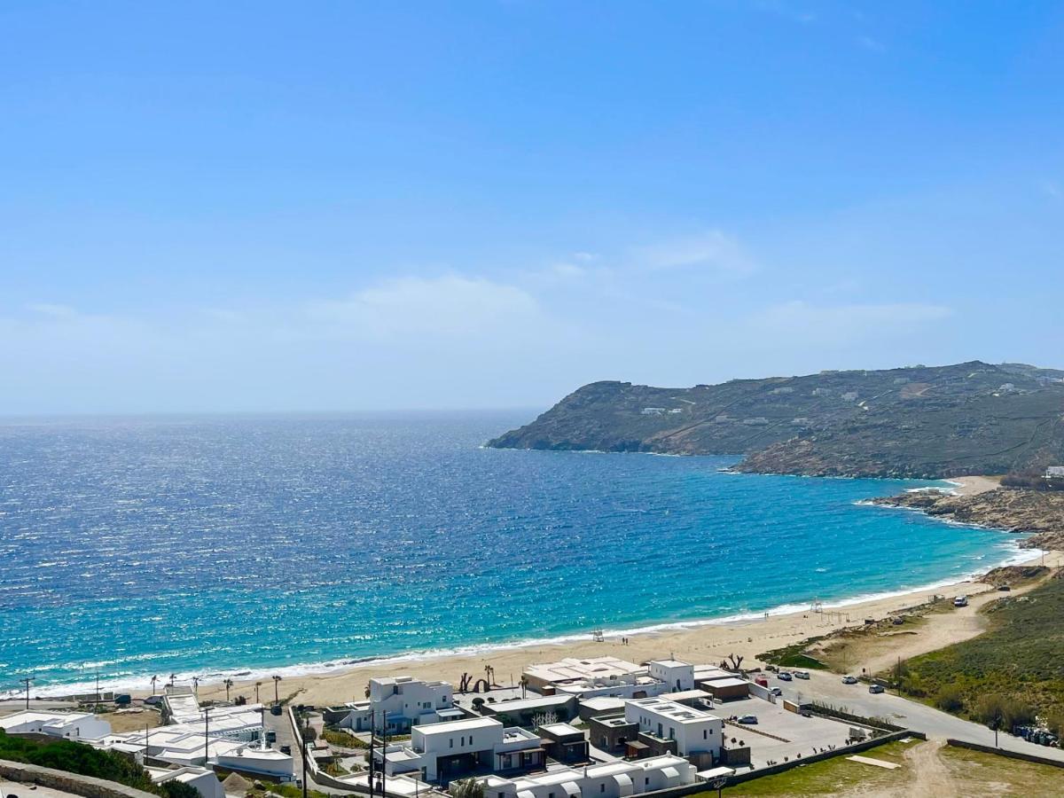 Luxury House With Private Pool At Elia Beach Mykonos Town Kültér fotó