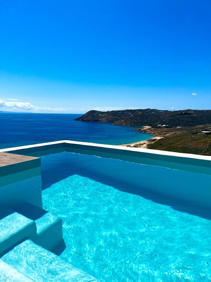 Luxury House With Private Pool At Elia Beach Mykonos Town Kültér fotó