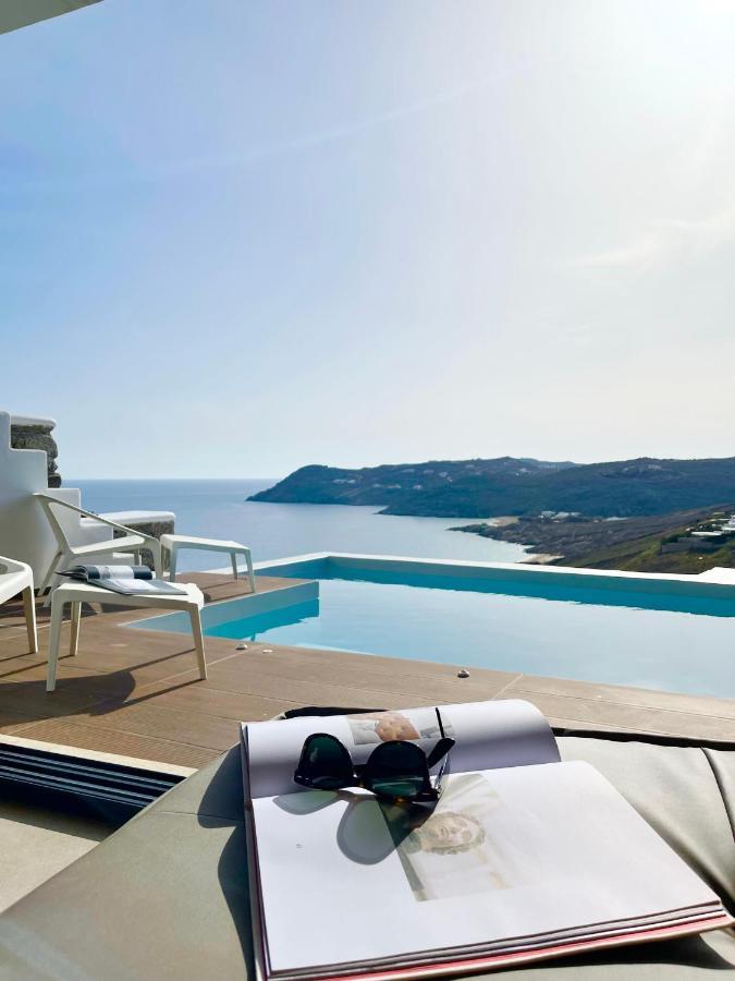 Luxury House With Private Pool At Elia Beach Mykonos Town Kültér fotó