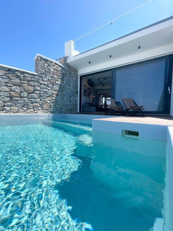Luxury House With Private Pool At Elia Beach Mykonos Town Kültér fotó