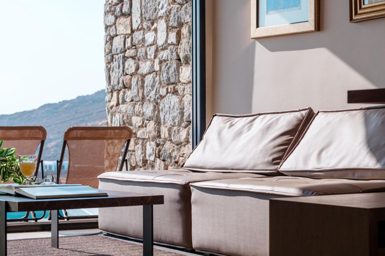 Luxury House With Private Pool At Elia Beach Mykonos Town Kültér fotó