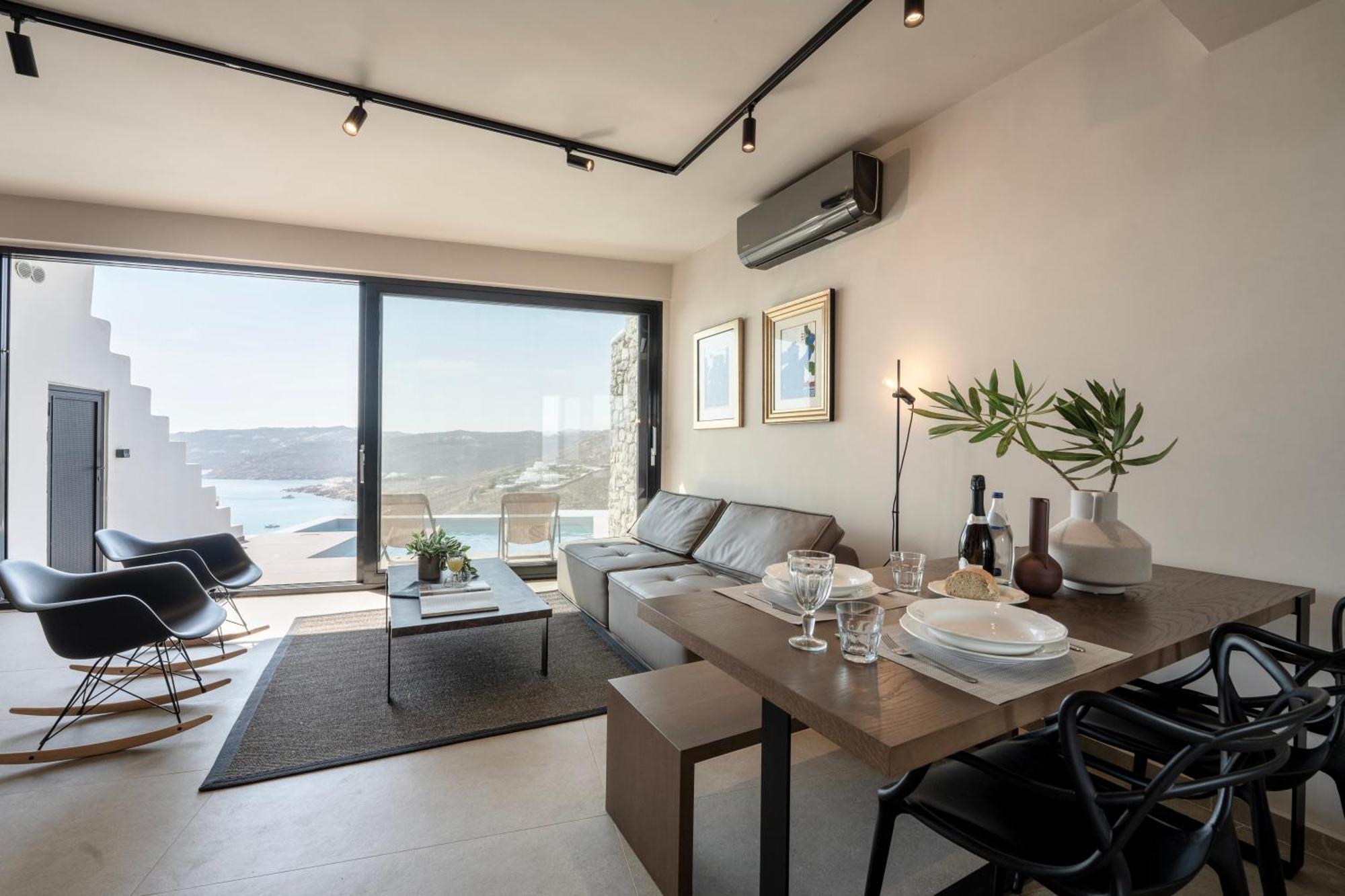 Luxury House With Private Pool At Elia Beach Mykonos Town Kültér fotó